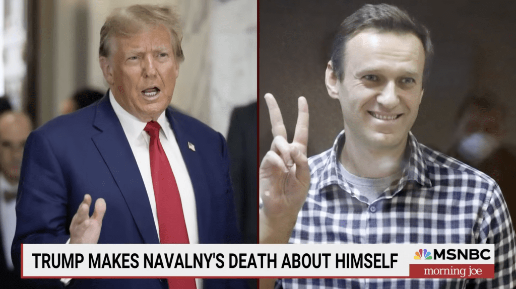 Trump Compares Himself to Navalny